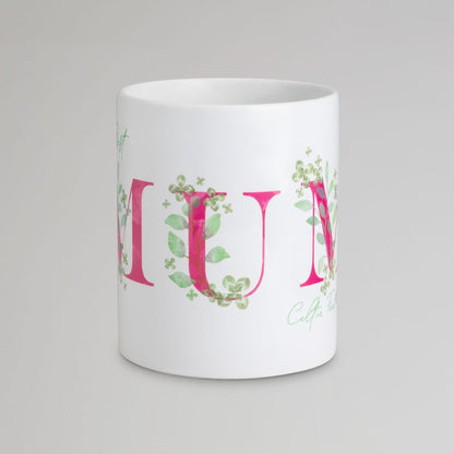 Celtic World's Best Mum Floral Mug