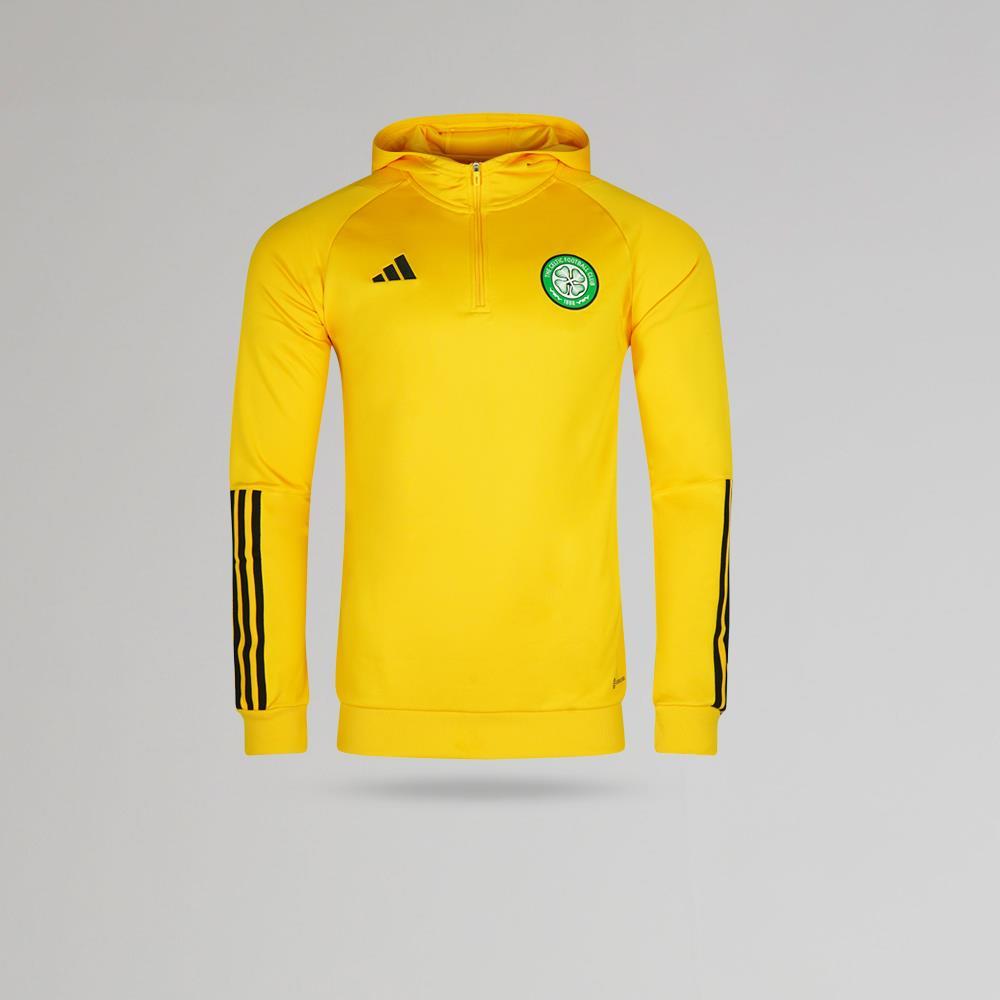 adidas Celtic 2023/24 Junior Yellow Track Hoody