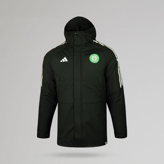 adidas Celtic 2023/24 Black Parka