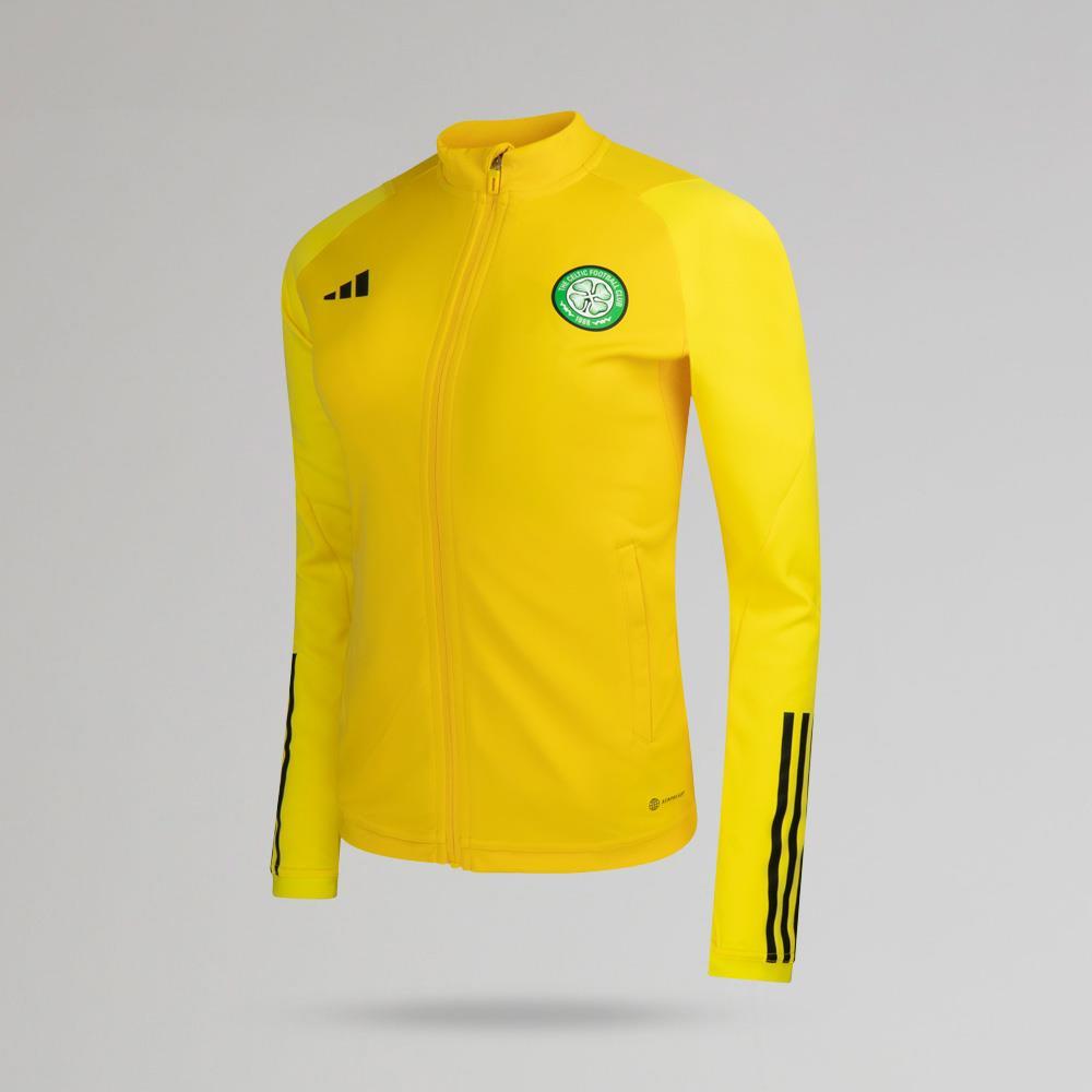 adidas Celtic 2023/24 Womens Yellow Track Jacket