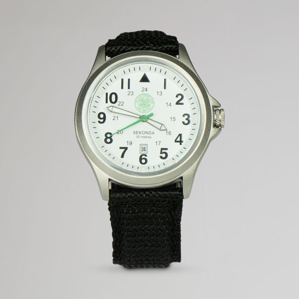 Celtic Material Strap Watch