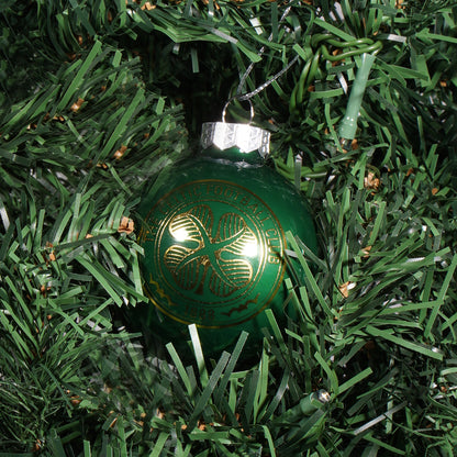 Celtic Christmas 3 Pack of Satin Luxury Baubles