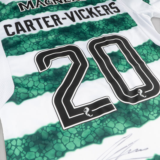 Celtic 2023/24 Cameron Carter-Vickers Signed Home Shirt