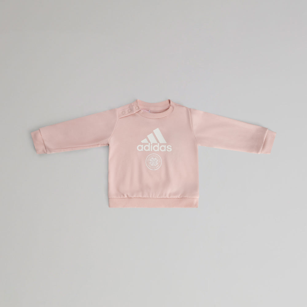 adidas Infant Pink Jogsuit