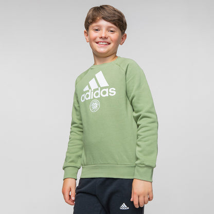 adidas Celtic Junior Green Jogsuit