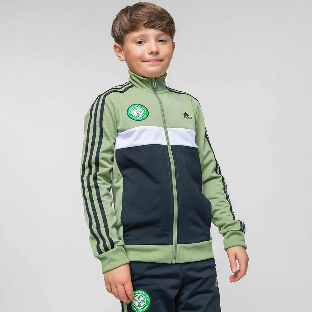 adidas Celtic Junior Essentials Tracksuit