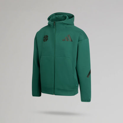 adidas Celtic Z.N.E. Green Zip Hoodie