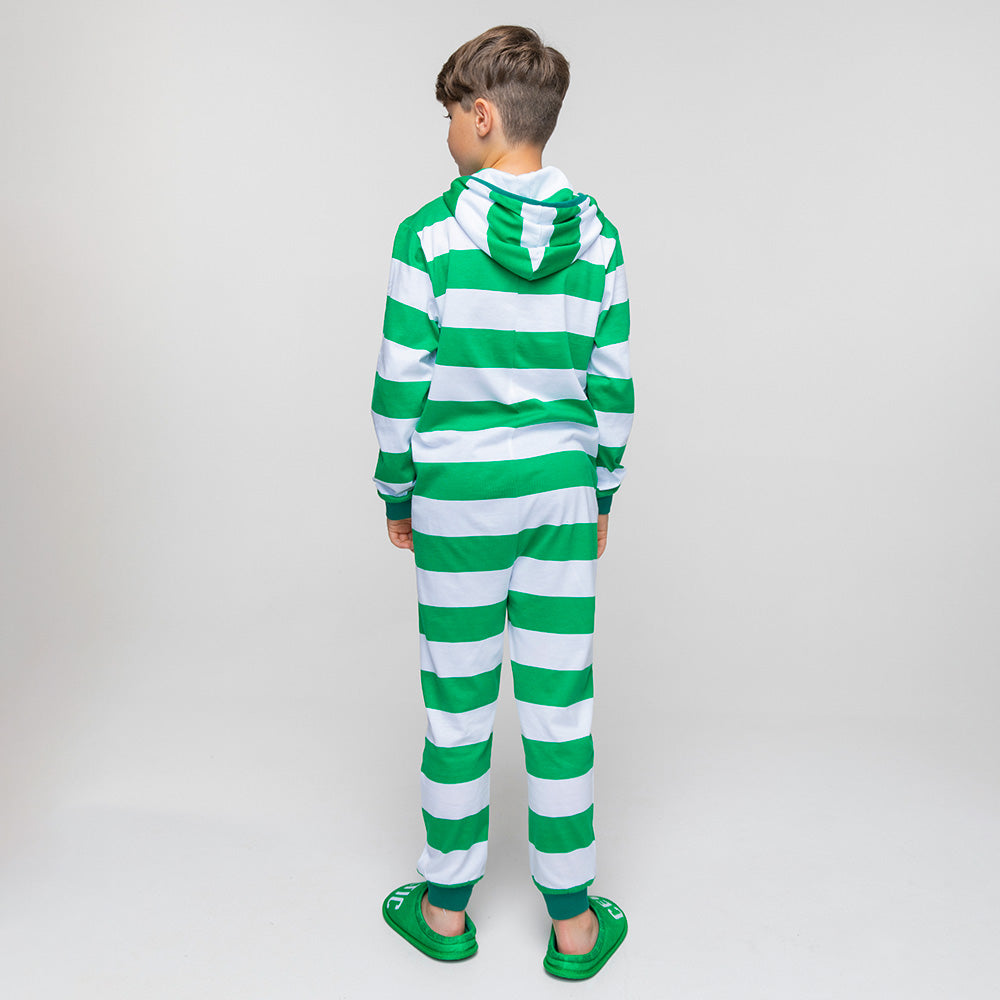 Celtic Junior Hooped Zipped Onesie