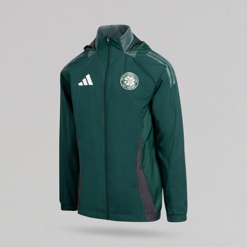 adidas Celtic 2024/25 Green All Weather Jacket