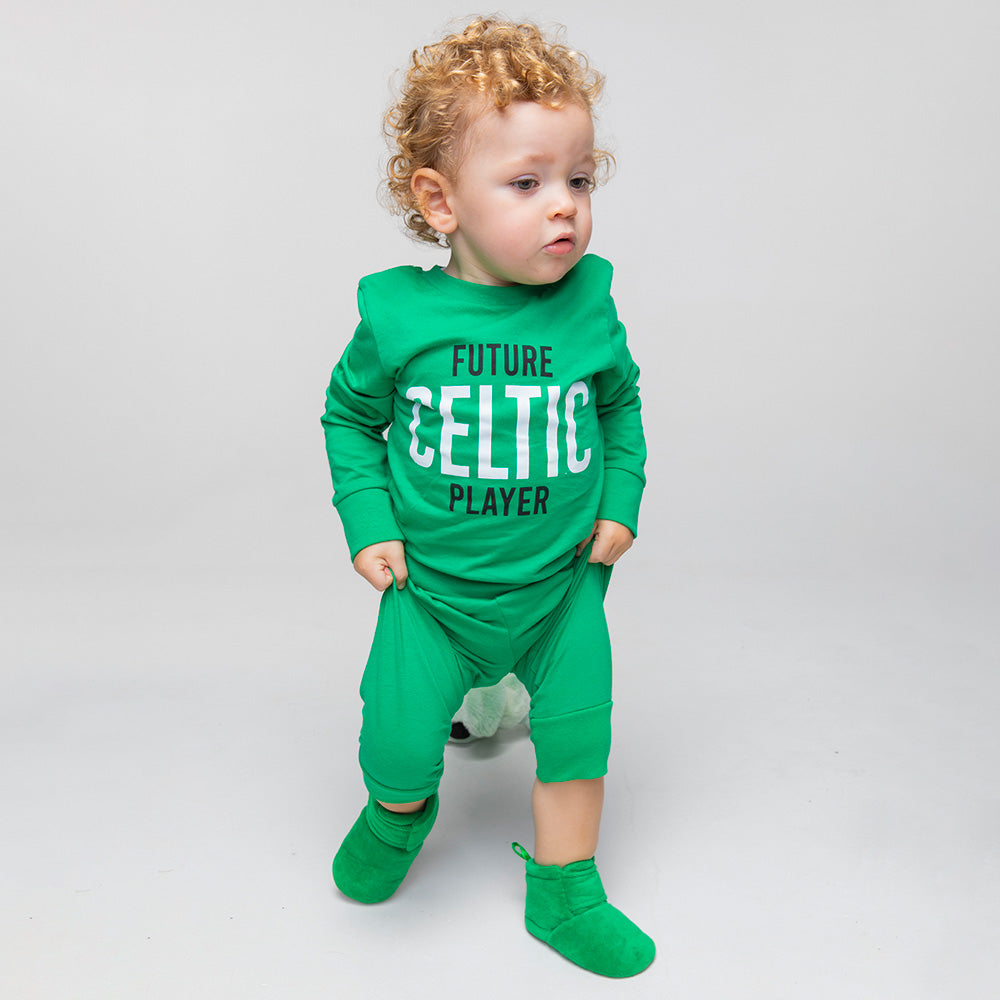 Celtic Infant Green Future Player Trouser Pyjamas