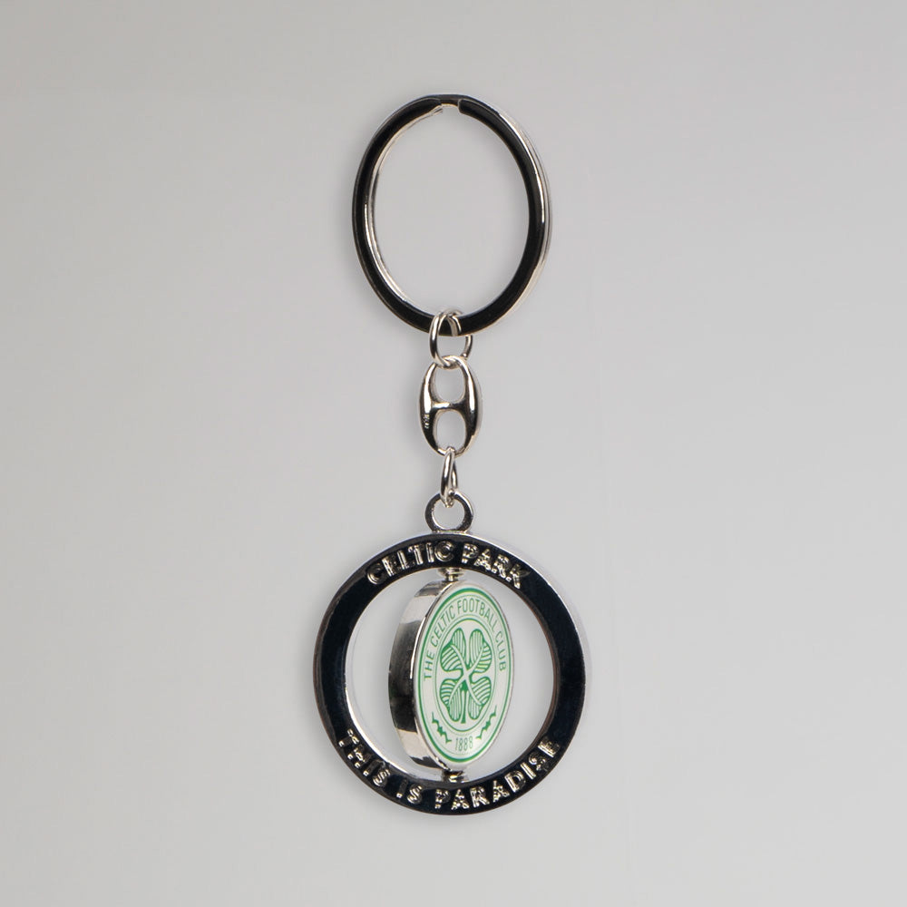 Celtic Crest Spinner Keyring