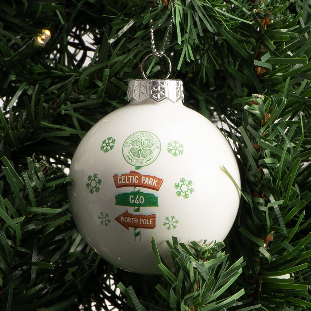 Celtic 3 Pack North Pole Baubles