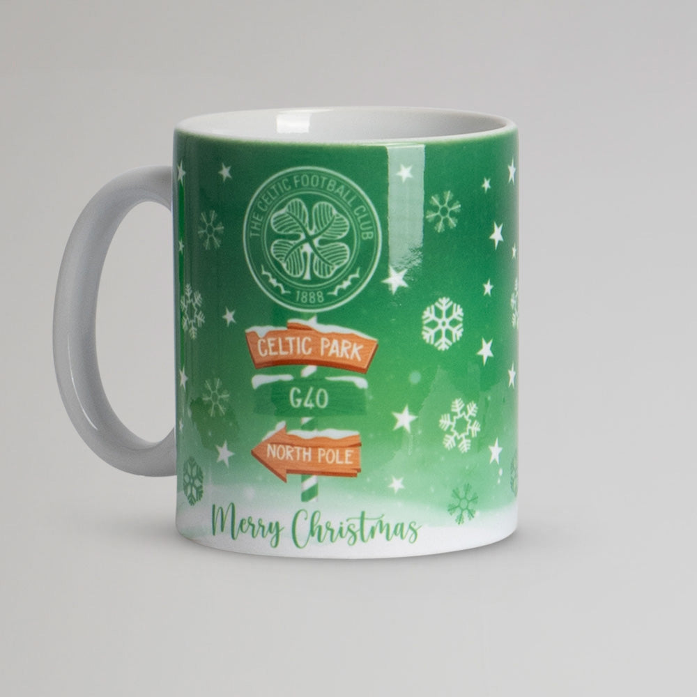 Celtic Christmas North Pole Mug