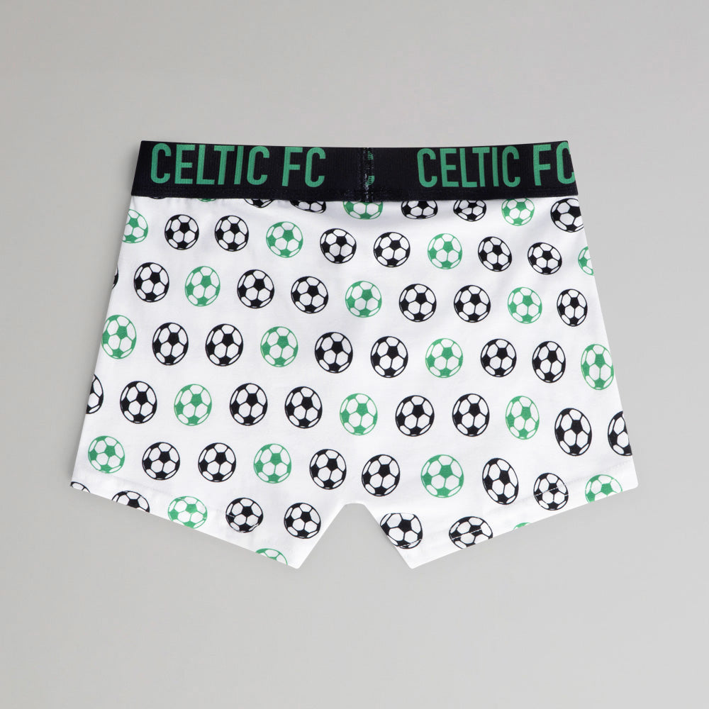 Celtic Junior 2 Pack Boxer Shorts