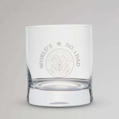 Celtic World's No 1 Dad Whisky Glass Set