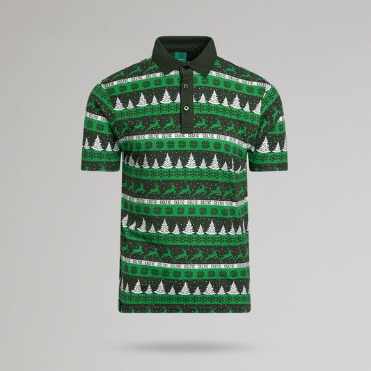 Celtic Adult Christmas Polo Shirt