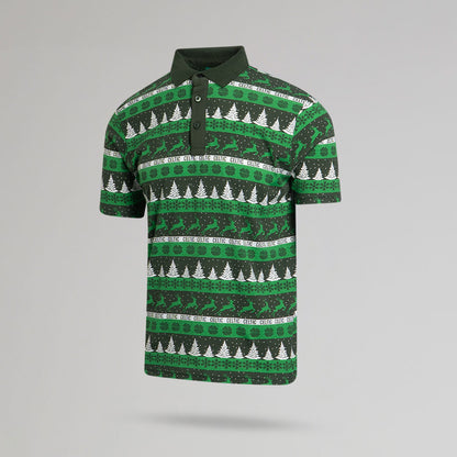 Celtic Adult Christmas Polo Shirt