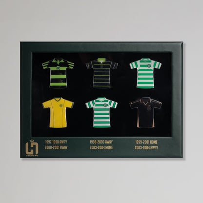 Celtic Henrik Larsson Badge Set