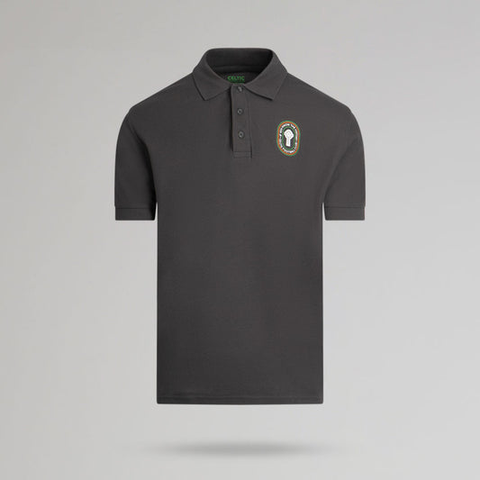 Celtic If You Know The History Dark Grey Polo Shirt