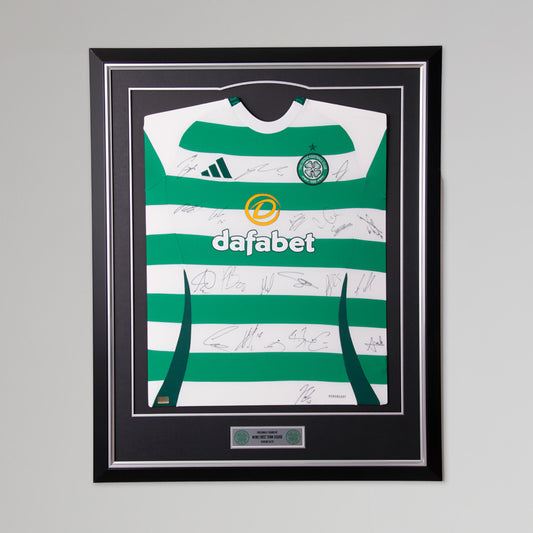 Celtic 24/25 Full Squad Framed Signed Shirt