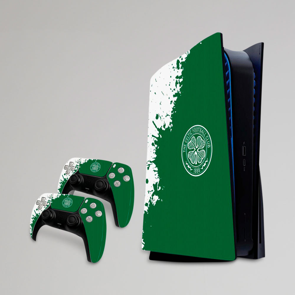 Celtic PS5 コンソールとコントローラーのスキン